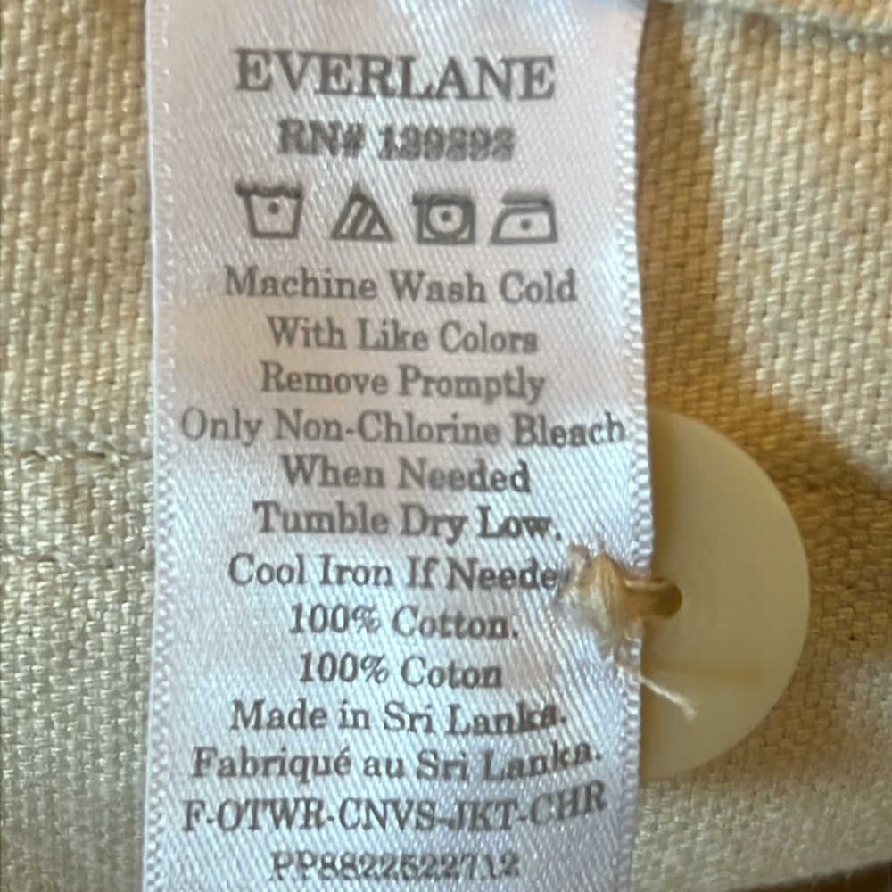 Everlane Denim Chore Jean Jacket Size XXS - Picture 10 of 10